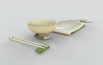 陶瓷創(chuàng)意之源 《怪獸來敲門》餐具設(shè)計(jì)的工業(yè)美學(xué)締造
